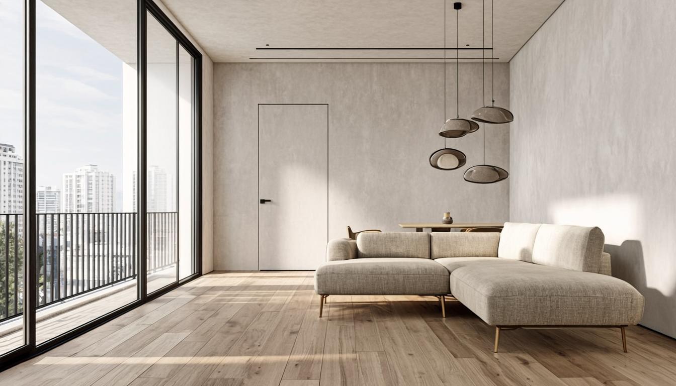 Salón minimalista